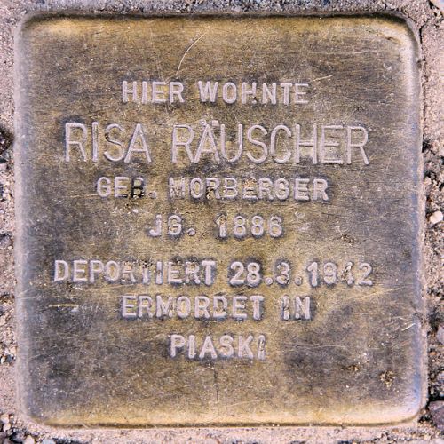 Stolpersteine Niebuhrstraße 77 #3