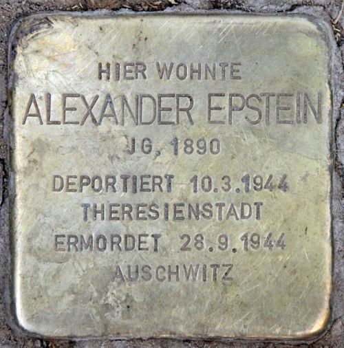 Stumbling Stones Markgraf-Albrecht-Straße 3 #1