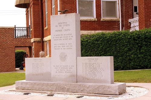 Monument Koreaanse en Vietnam Oorlog Monroe County #1