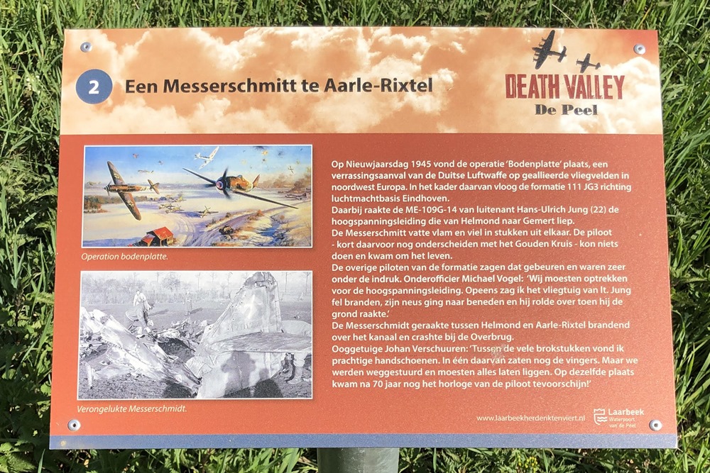 Crash location Bf 109 Werknummer 464162 #3