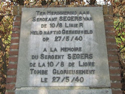 Monument Sergeant Segers Emelgem #2