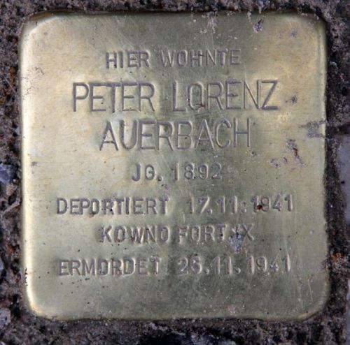 Stolpersteine Augsburger Strae 33 #2