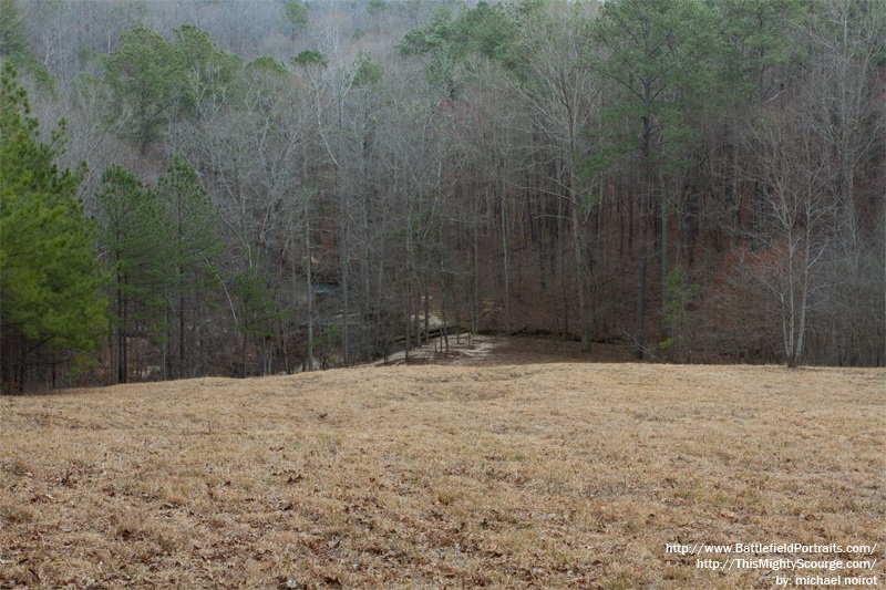 Ravine Pickett's Mill Battlefield