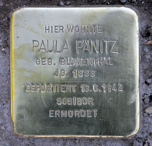 Stolperstein Seehofstrae 60 #1