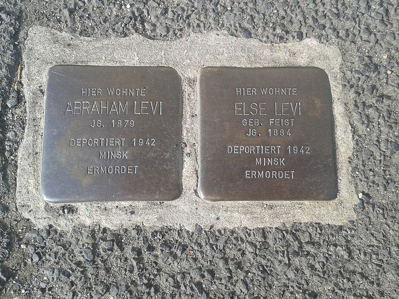 Stolpersteine Bergstrae 1