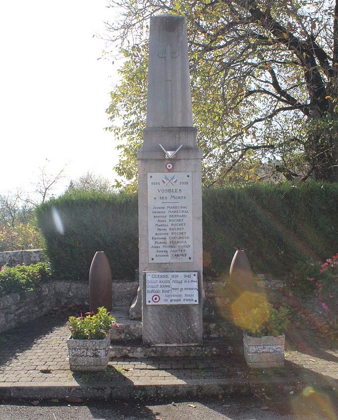 Oorlogsmonument Vosbles