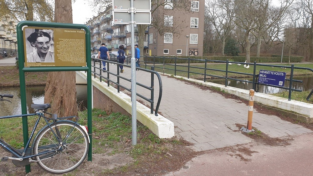 Herdenkingsborden Slotermeer Henriëtte Voûtebrug #2