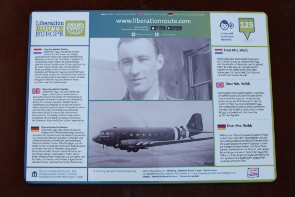 Liberation Route Marker125: Dear Mrs. Webb #2