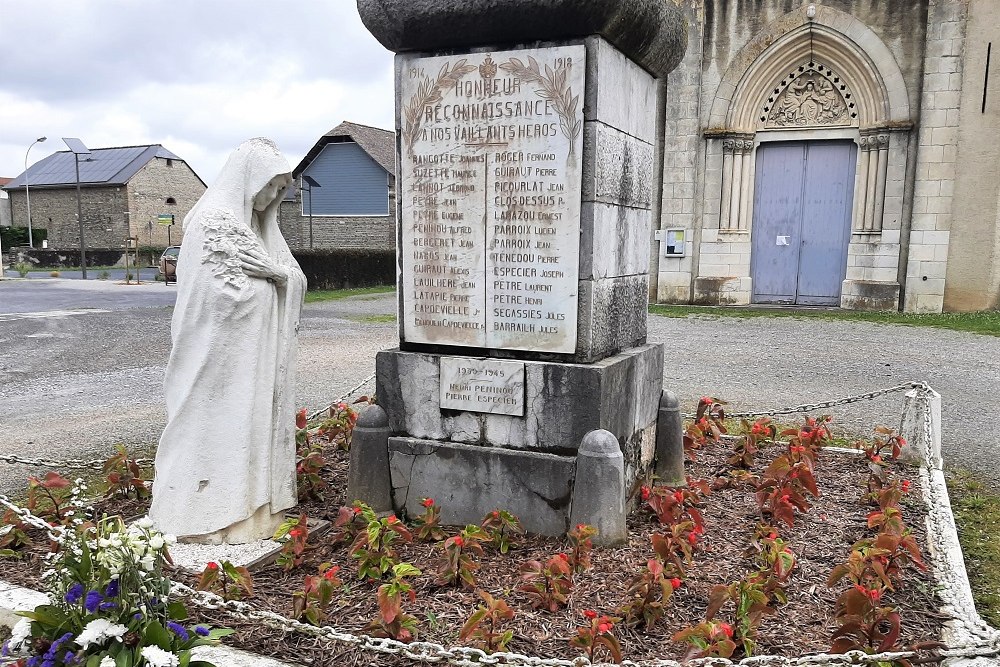 Oorlogsmonument Assat #2