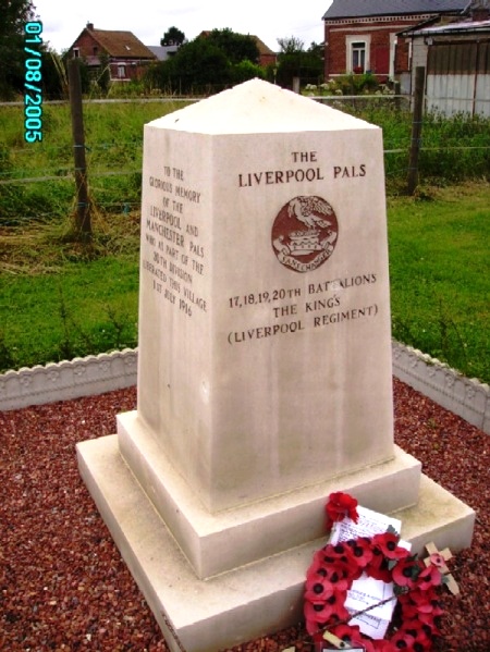 Memorial Liverpool and Manchester Pals #1