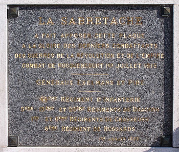 Monument Slag van Rocquencourt