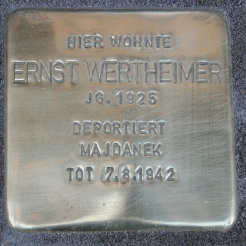 Stolperstein Kaiserallee 25b #1