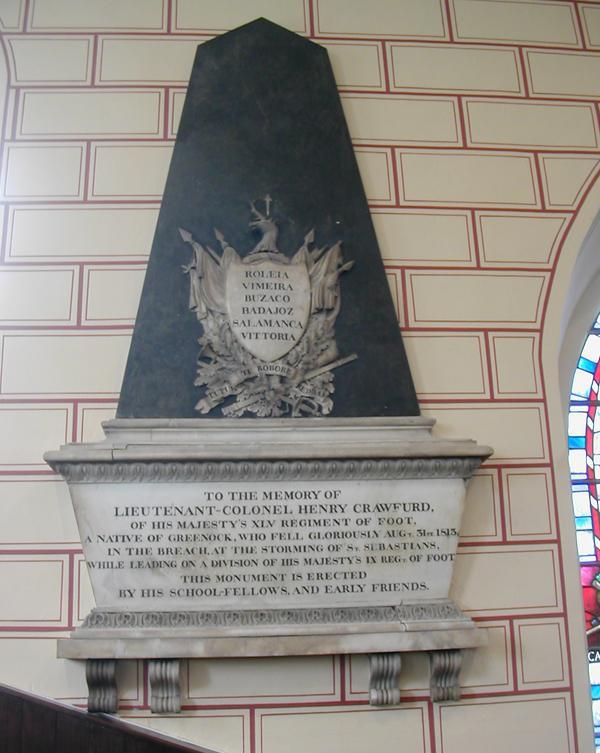 Monument Lieutenant-Colonel Henry Crawfurd