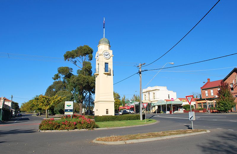 War Memorial Clock Tower Woodend