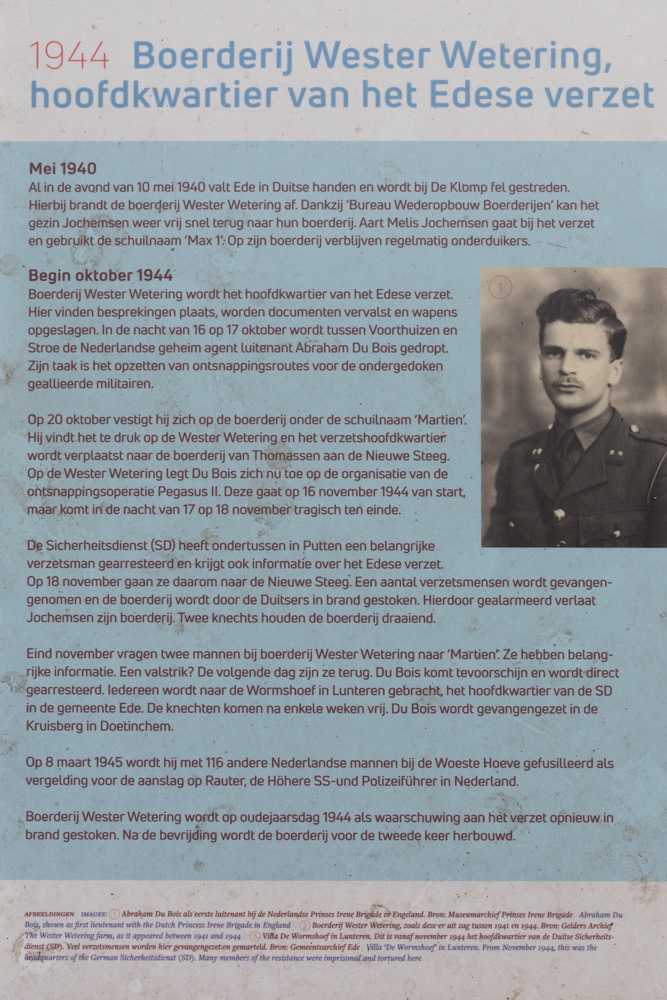 Information Sign Wester Wetering farm #3