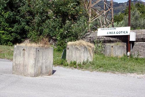 Gothic Line - German Tank Barrier