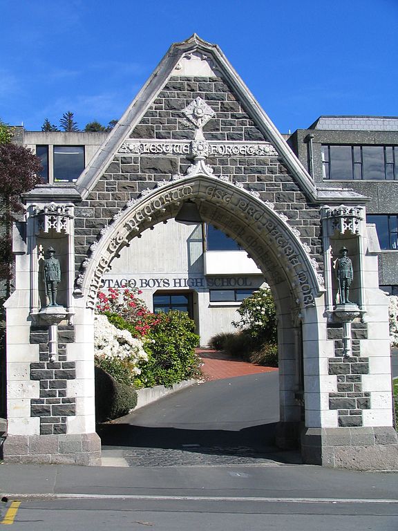 Oorlogsmonument Otago Boys' High School