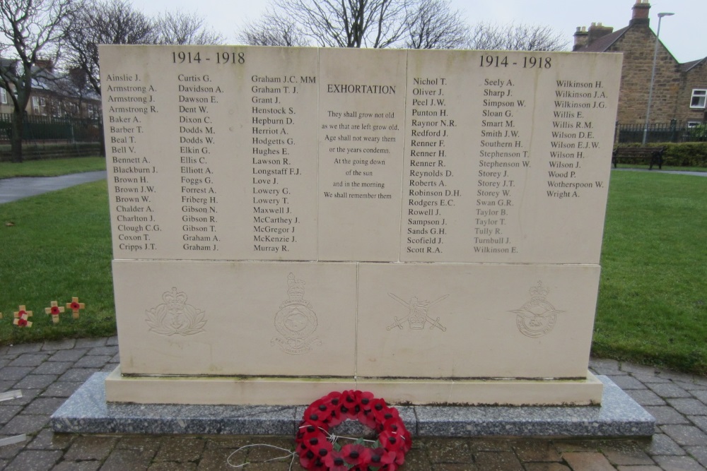 Oorlogsmonument Newbiggin-by-the-Sea #3