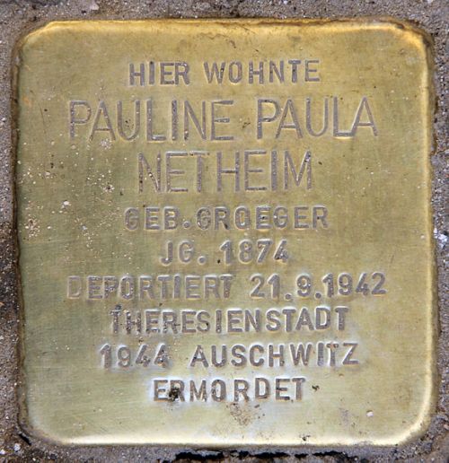 Stolpersteine Fredericiastrae 8 #2