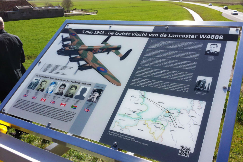 Crashlocatie Lancaster W4888