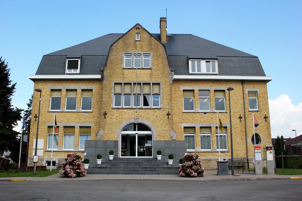 Commemorative Plates Town Hall Langemark