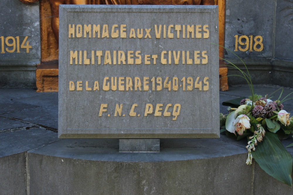 Oorlogsmonument Pecq #5