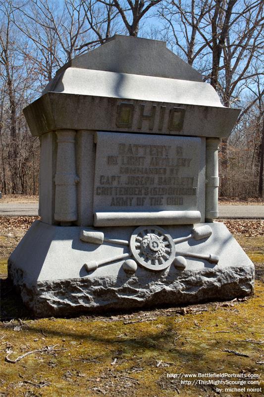1st Ohio Light Artillery - Bartlett's Battery G Monument #1