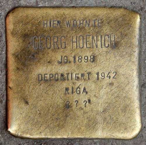 Stolpersteine Rigaer Straße 30 #1