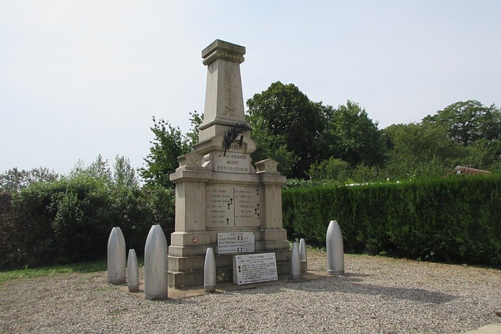 War Memorial Chilly-le-Vignoble