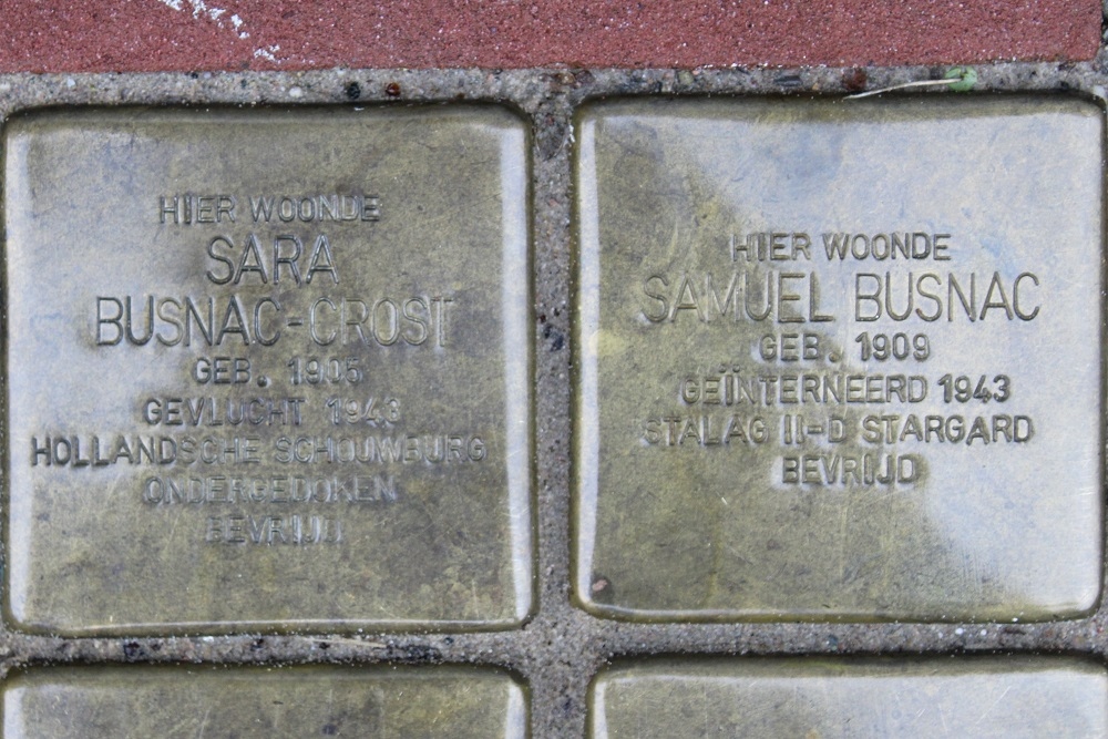 Stolpersteine Kraaipanstraat 52A #2