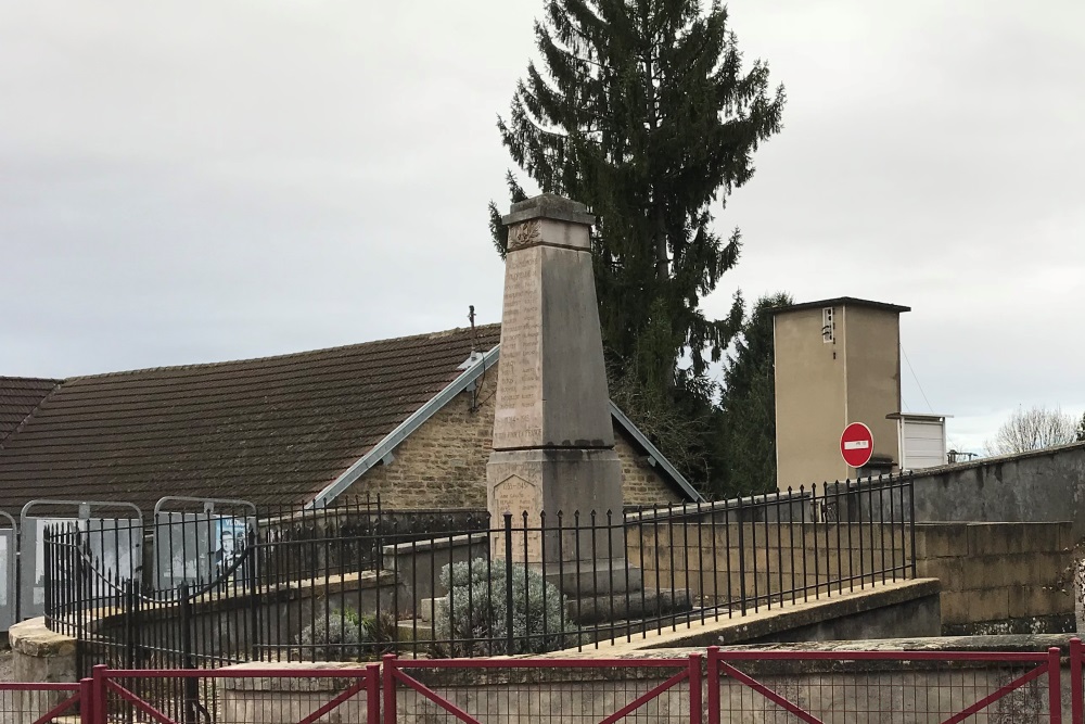 War Memorial Montbarrey