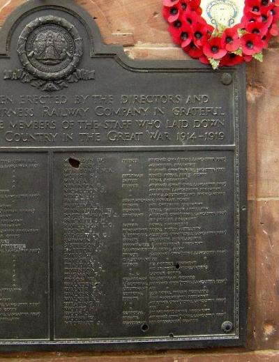 Oorlogsmonument Furness Railway Company