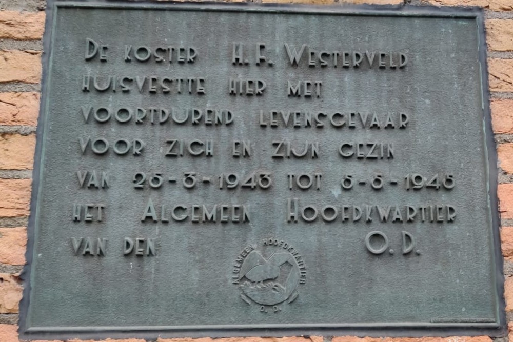 Memorial H.F. Westerveld #1