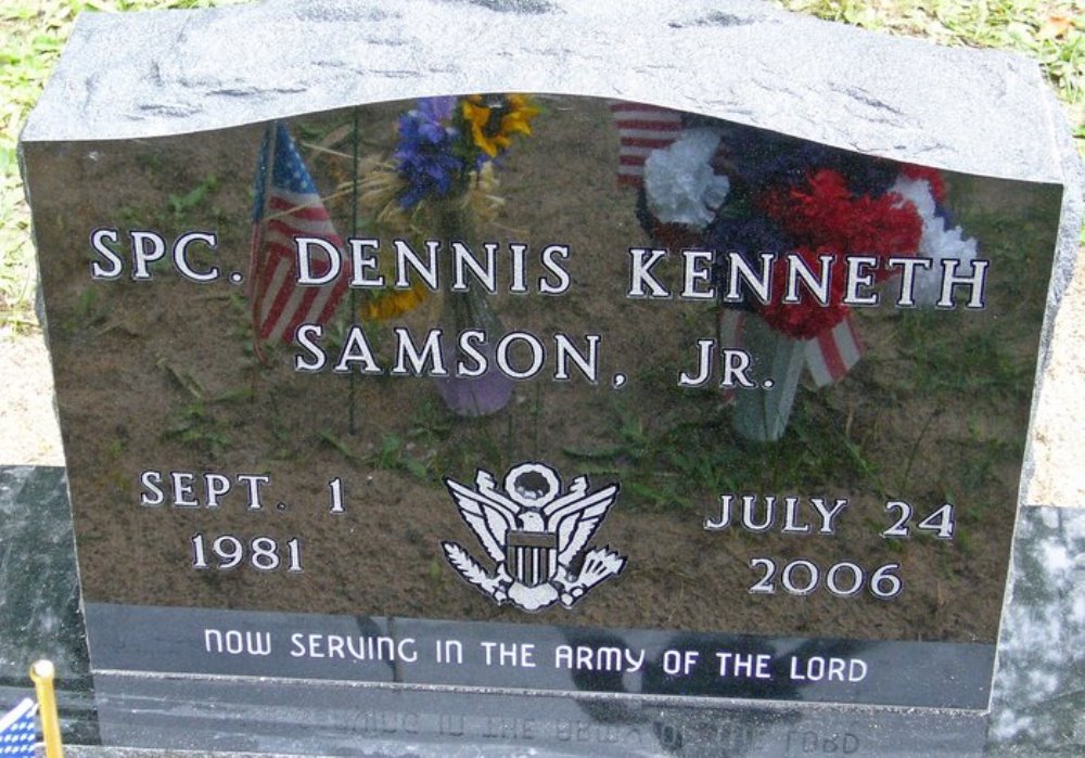 American War Grave Otto Township Cemetery