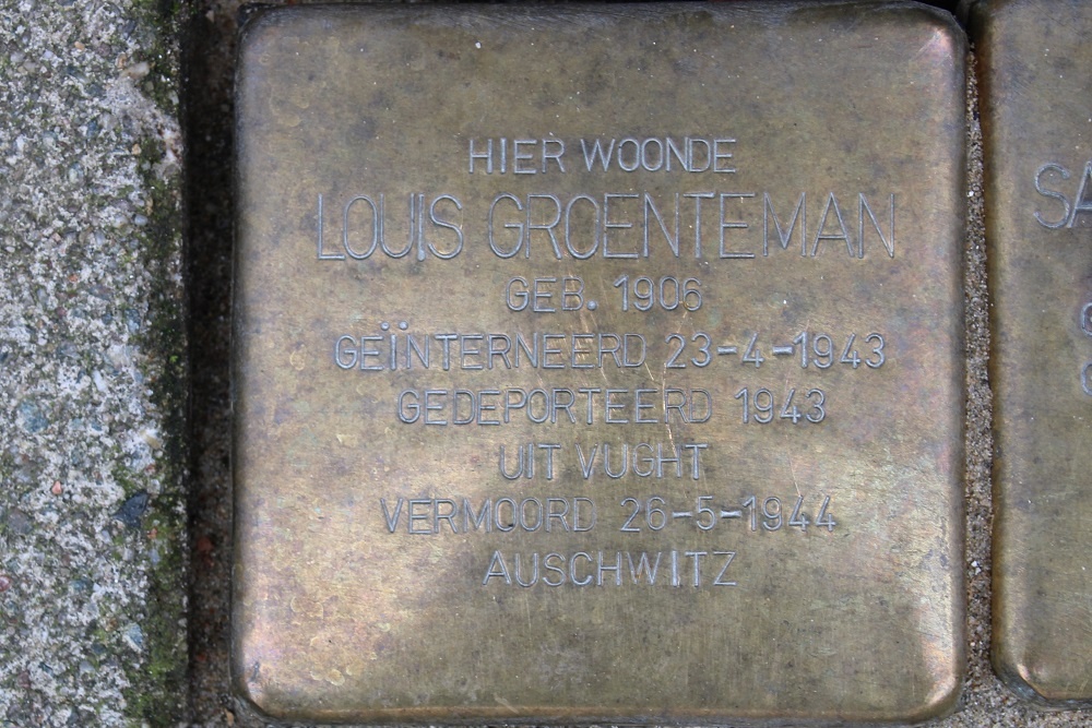 Stolpersteine Burgemeester Tellegenstraat 160 #2