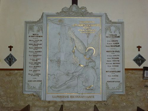 Oorlogsmonument Flaignes-les-Oliviers