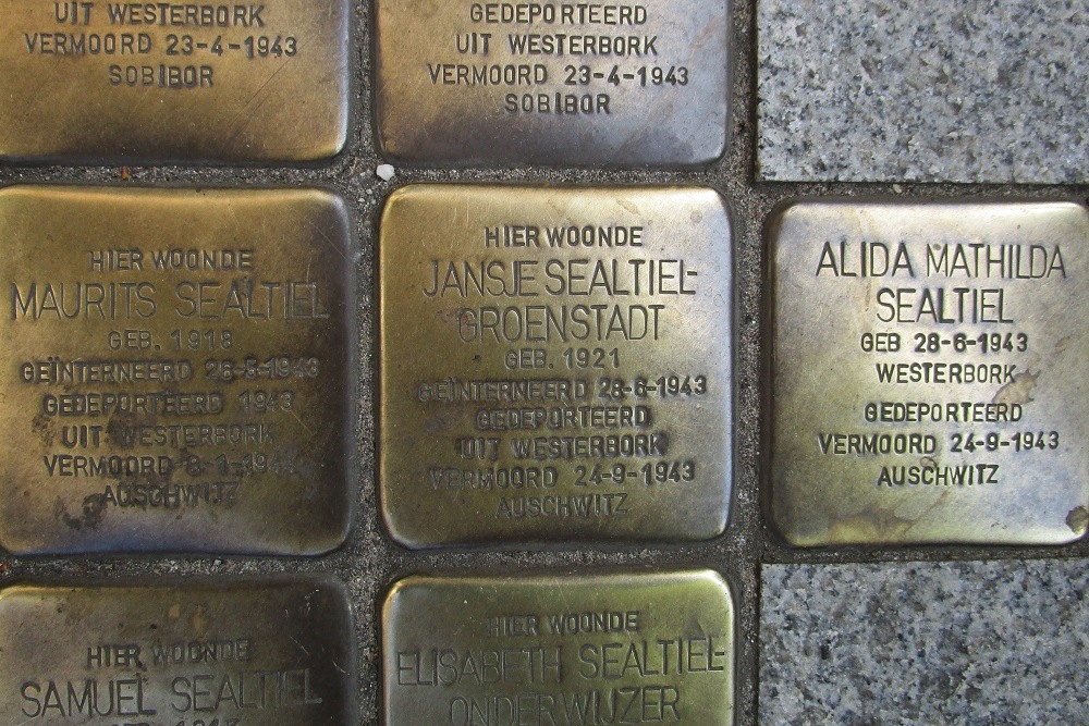 Stolpersteine Pretoriusstraat 16 #3