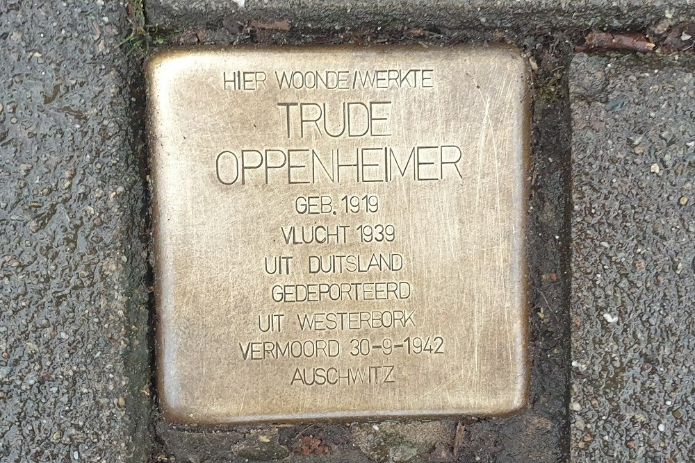 Stolpersteine Vondelstraat 67 hs #1