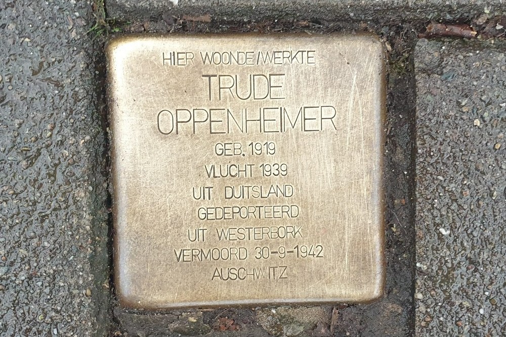 Stolpersteine Vondelstraat 67 hs