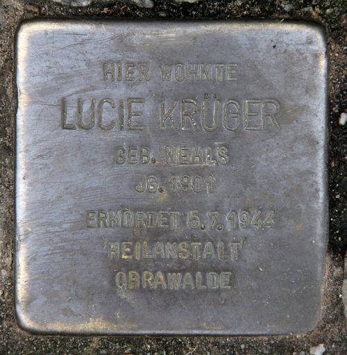 Stumbling Stone Ziekowstraße 139
