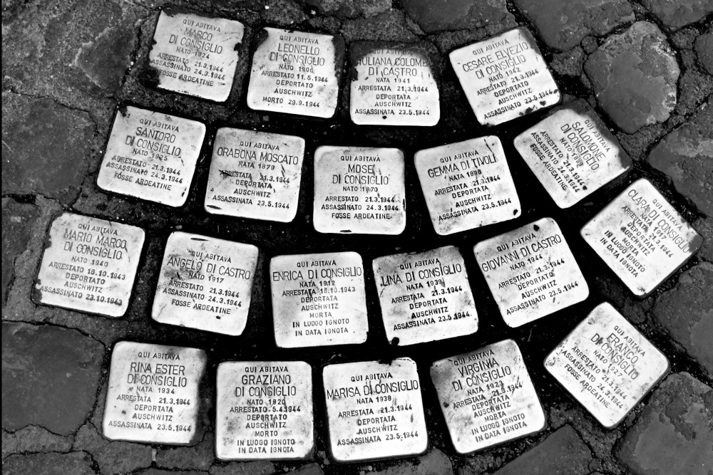 Stumbling Stones Via della Madonna dei Monti 82