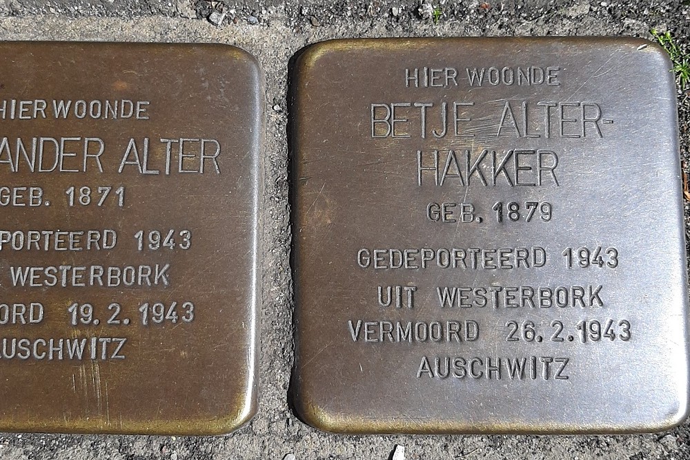 Stolpersteine Fannius Scholtenstraat 70 #2