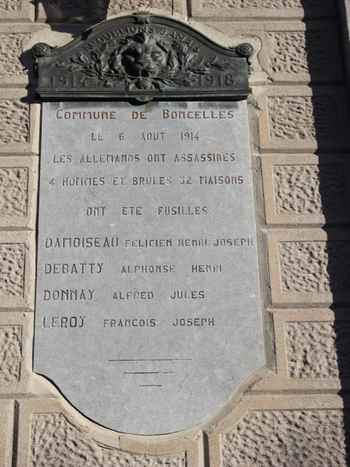 Gedenktekens Oorlogsslachtoffers Boncelles #4