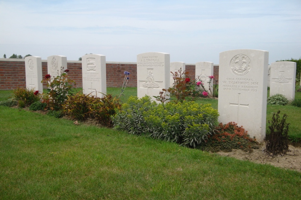 Commonwealth War Cemetery Maple Leaf #3