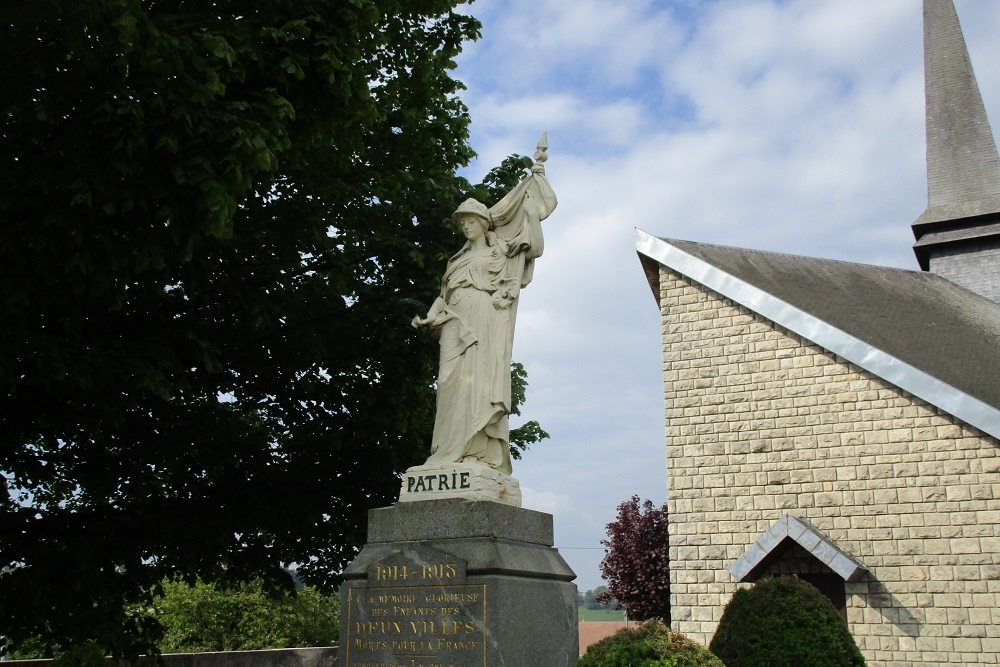 Oorlogsmonument Les Deux Villes #3