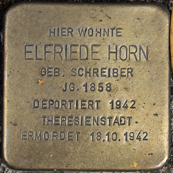 Stolpersteine Clevenstraße 7 #3