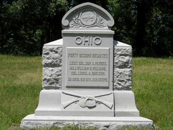 Monument 42nd Ohio Infantry (Union)