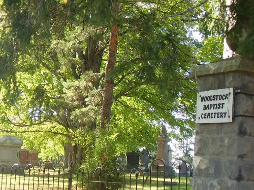 Commonwealth War Grave Woodstock Baptist Cemetery #1