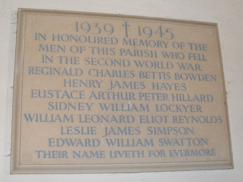 War Memorial St Mary Church