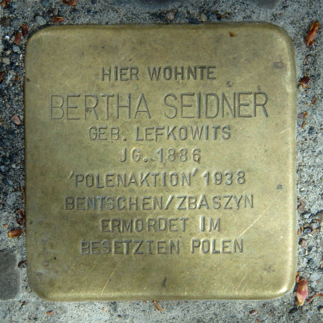 Stolpersteine Hamburger Hochstraße 2 #2